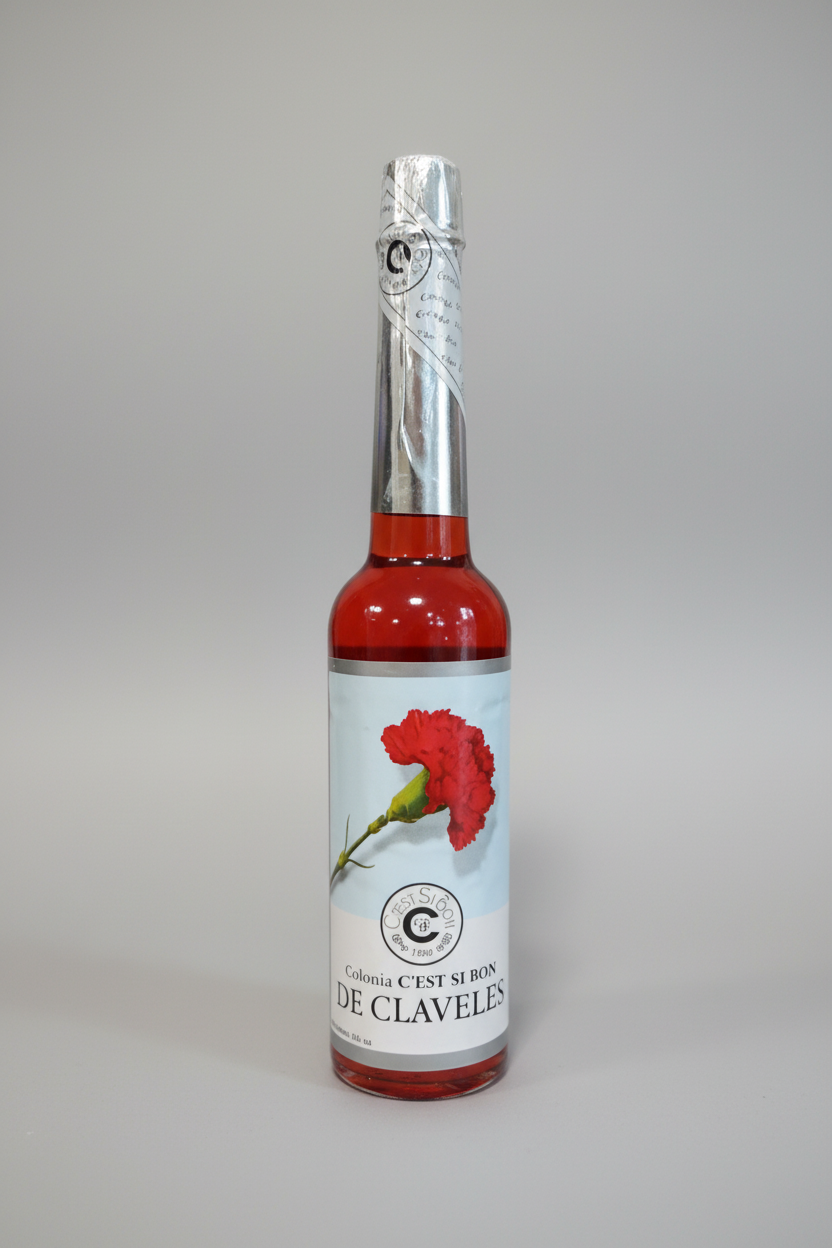 Agua de colonia de claveles 221 ml.
