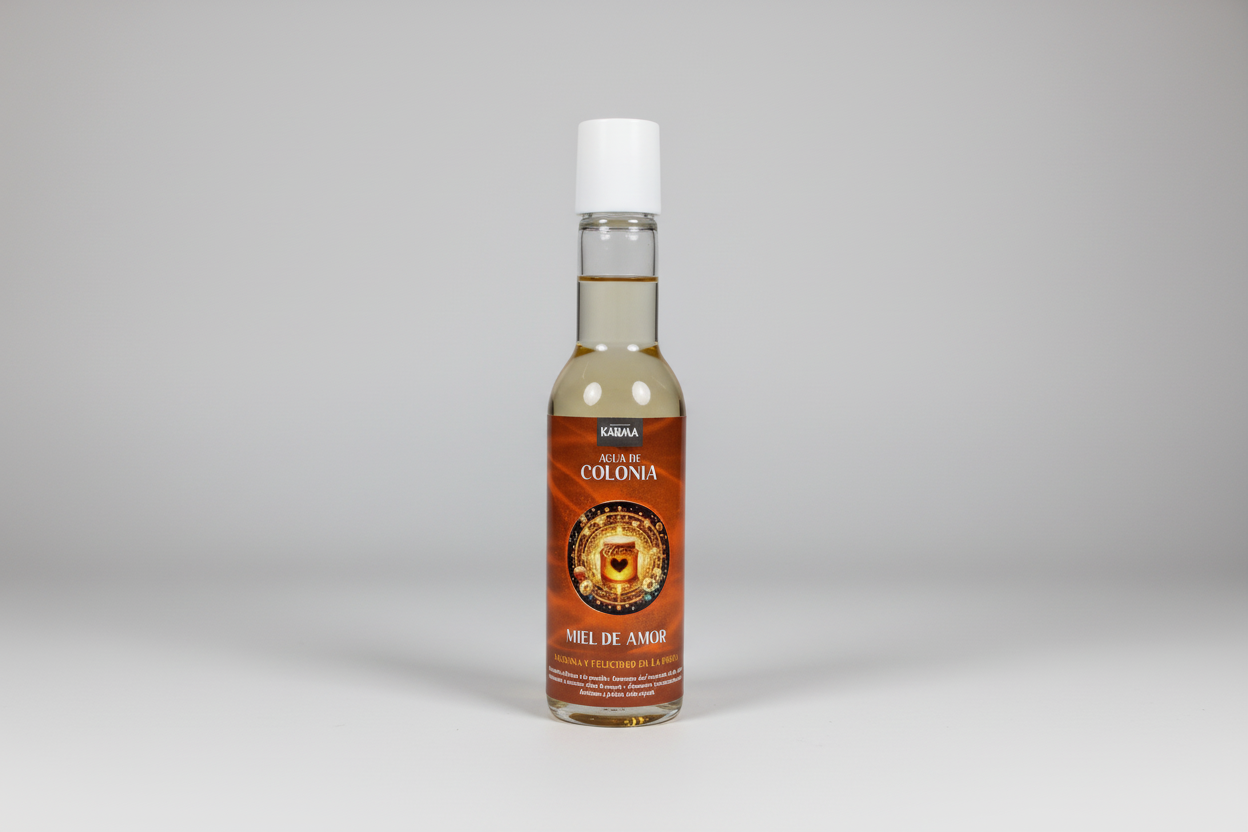 Agua de colonia miel de amor 200ml.