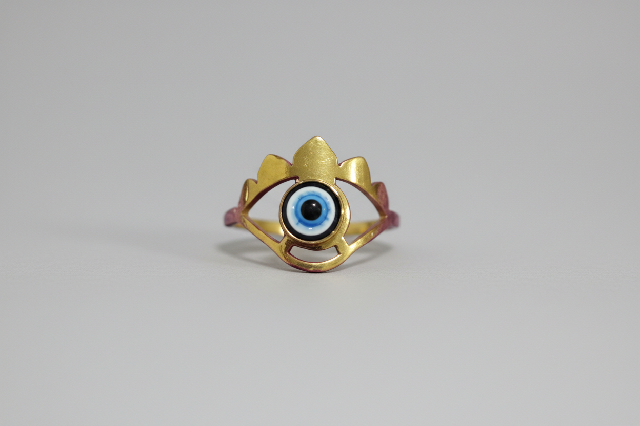 Anillo ojo truco, varios modelos y tallas. de acero