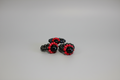 Anillo  elástico Flor negro y rojo IVA incluido
