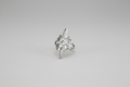 Anillo acero nudo de Bruja plateado IVA incluido