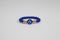 Anillo elástico  ojo turco azul IVA incluido