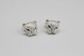 Pendientes de acero leopardo