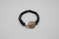 Pulsera cuentas Obsidiana con cho ku rei ( Diseño de Lubelia) IVA incluido