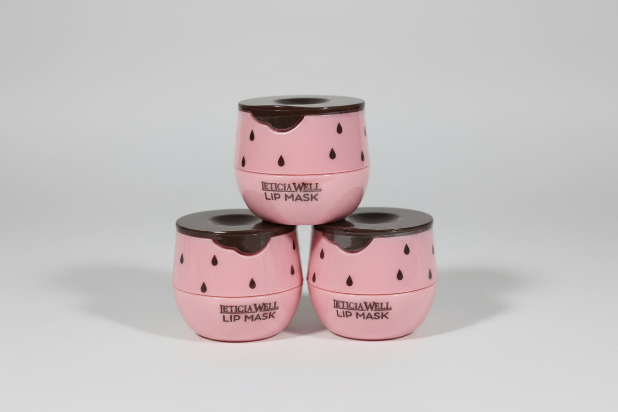 Bálsamo labial tarrito, rosa y negro. IVA incluido