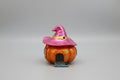 Casita calabaza y sombrero de bruja rosa 10X11 ( Hecho por Lubelia )IVA incluido.