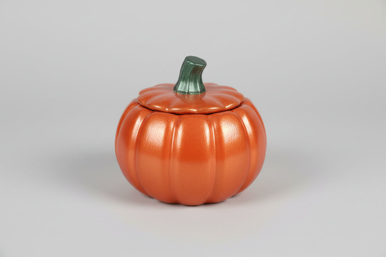 Calabaza joyero color naranja 7X9 cm. ( Hecho por Lubelia )IVA incluido