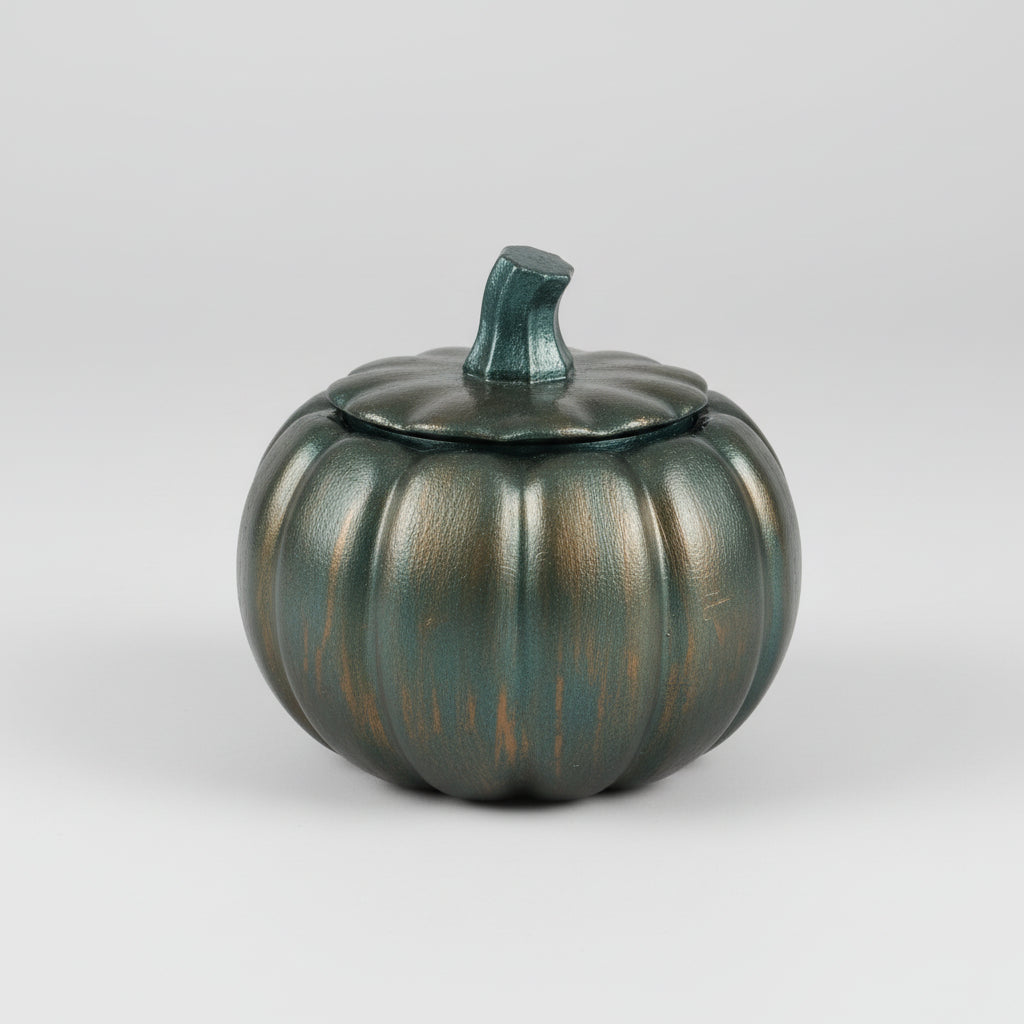 Calabaza joyero color verde  7X9 cm. ( Hecho por Lubelia )IVA incluido