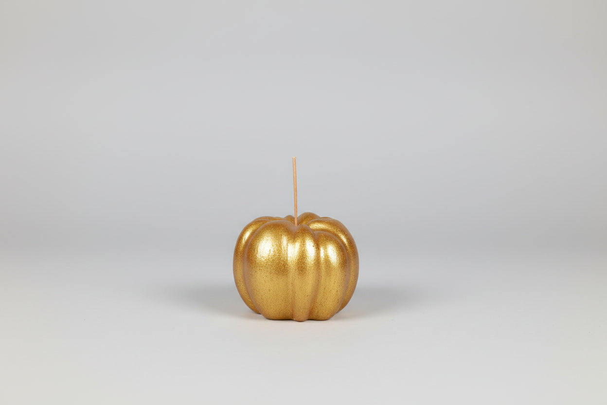 Porta incienso calabaza dorada .5X5 cm. (Hecho por Lubelia ) IVA incluido