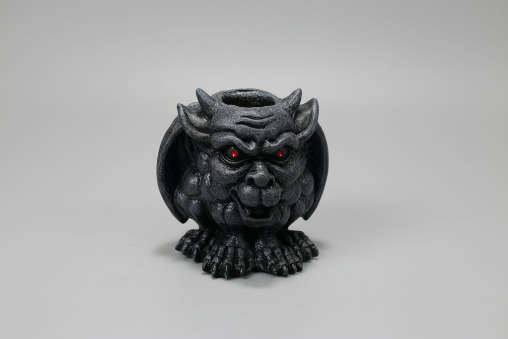 Porta conos figura gárgola color gris. 6X5cm. IVA incluido.