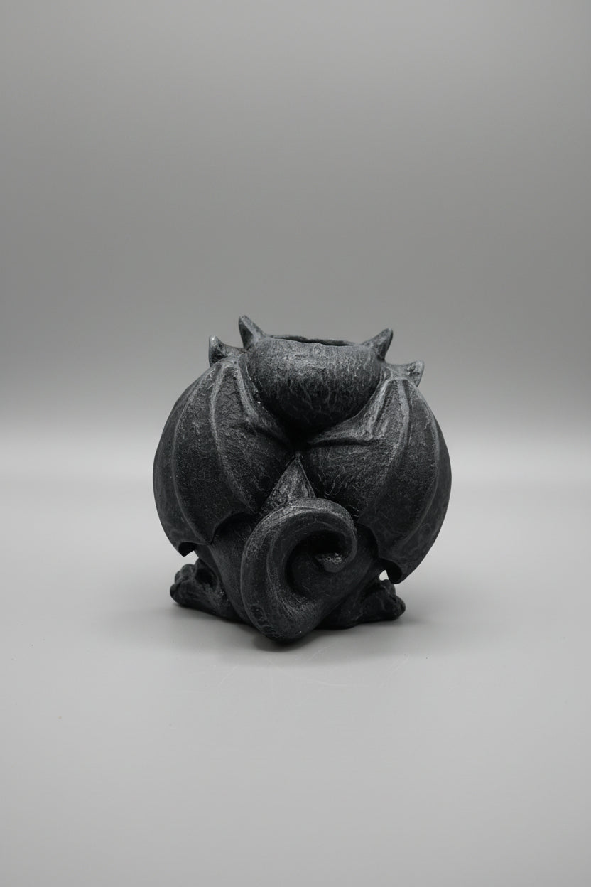 Porta conos figura gárgola color gris. 6X5cm. IVA incluido.