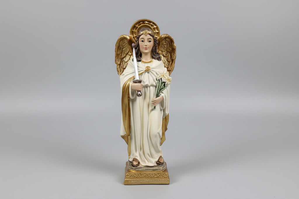 Arcángel Uriel, de resina 12X5 cm. IVA incluido