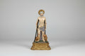 Santo. San Lázaro resina 12X5 cm. IVA incluido.