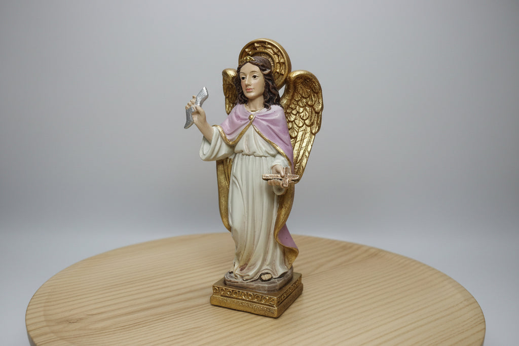 Arcángel Zadquiel de resina 12X5 cm. IVA incluido