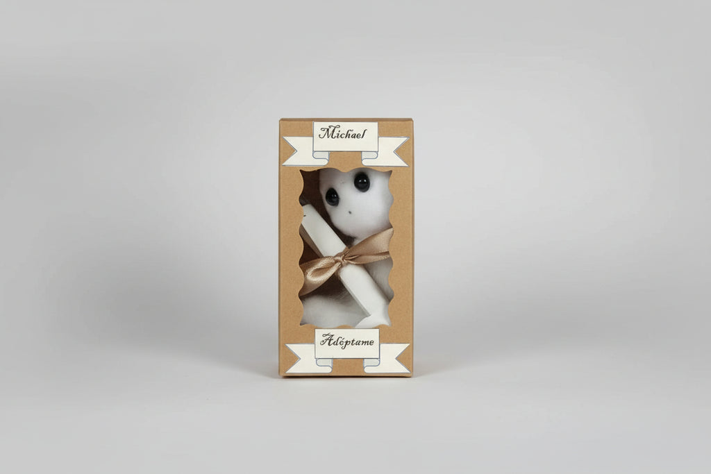 Adopta un fantasma Modelo Michael 18X7 cm. (Diseño de Lubelia ) IVA incluido.