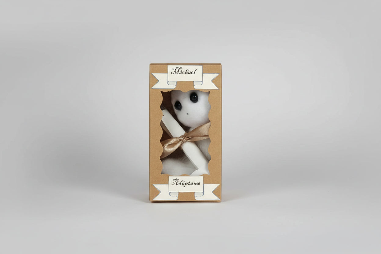 Adopta un fantasma Modelo Michael 18X7 cm. (Diseño de Lubelia ) IVA incluido.