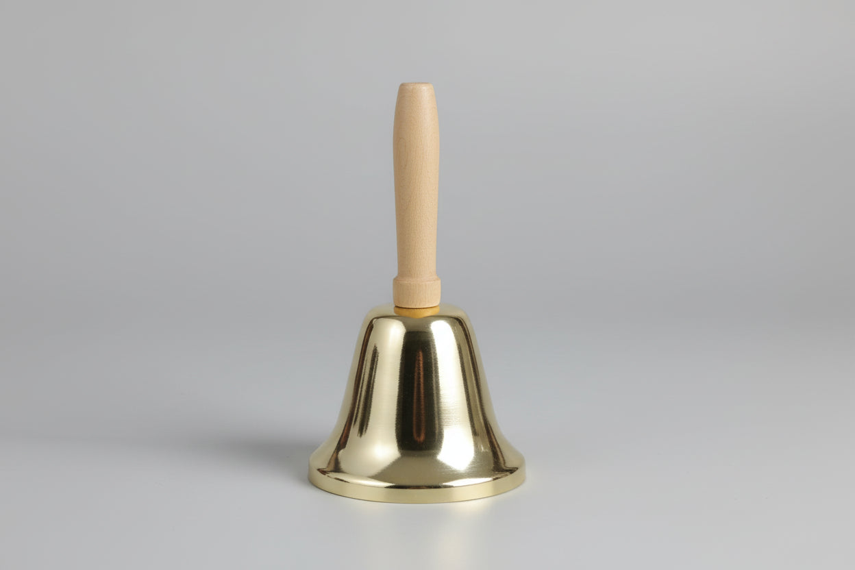 Campana dorada 12X6 cm. IVA incluido.
