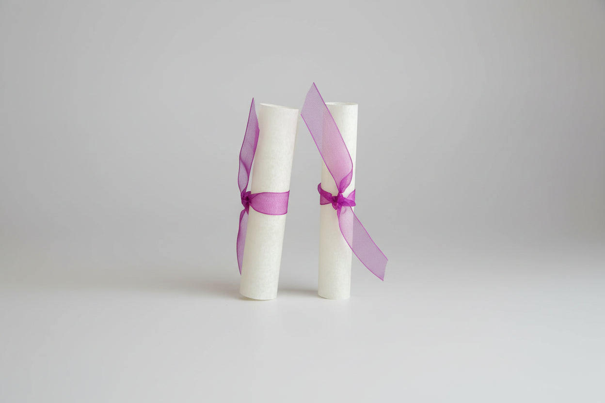 3 und.Pergaminos para peticiones en rituales, color rosa. IVA incluido.