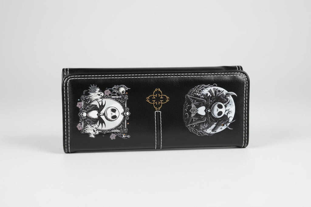 Monedero color negro pesadilla antes de navidad 20X10 cm. IVA incluido.