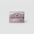 Monedero de piel color rosa palido 11X8 cm. IVA incluido