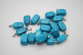 Colgante piedra Ágata azul. No incluye cadena. IVA incluido.