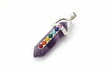 Colgante chakras piedra amatista. No incluye cadena. IVA incluido