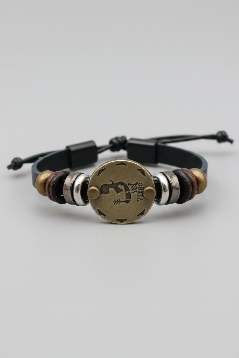 Pulsera de cuero horóscopo Virgo