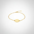 Pulsera de acero dorado. Horóscopo signo piscis. I.V.A incluido.