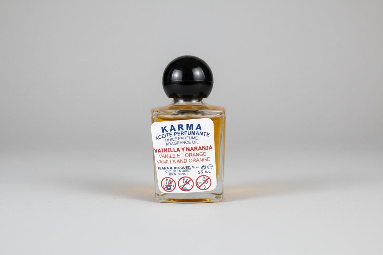 Aceite esencial de vainilla y naranja IVA incluido