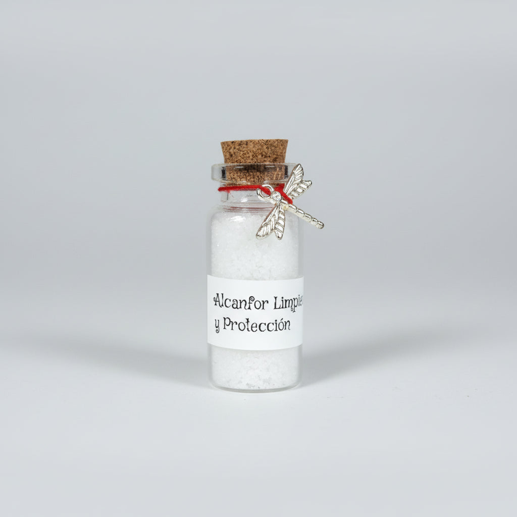 Polvo alcanfor para rituales de limpieza. IVA incluido.