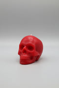 Vela calavera pequeña color rojo. IVA incluido.