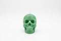 Vela calavera pequeña color verde. IVA incluido