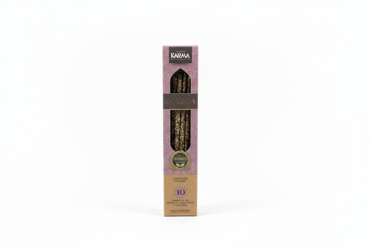 Incienso marca Karma. Lavanda. IVA incluido.