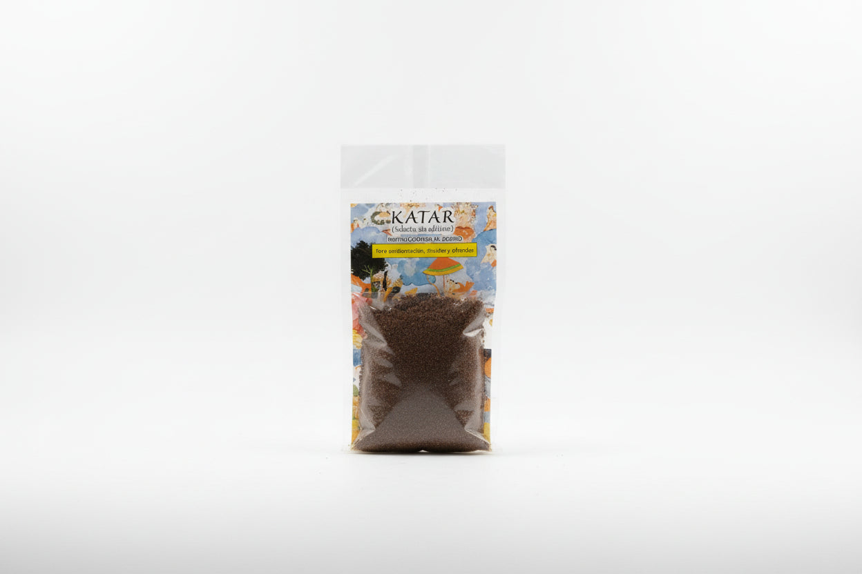 Incienso Katar. Un incienso tradicional que consiste en trocitos de madera o serrín impregnados de aceites aromáticos de rosa, sándalo o almizcle