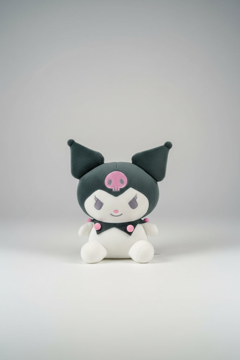 Peluche Kuromi  Arlequín. 23X18 cm. IVA incluido.