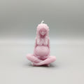 Vela Madre Tierra violeta 11X7.cm. IVA incluido.