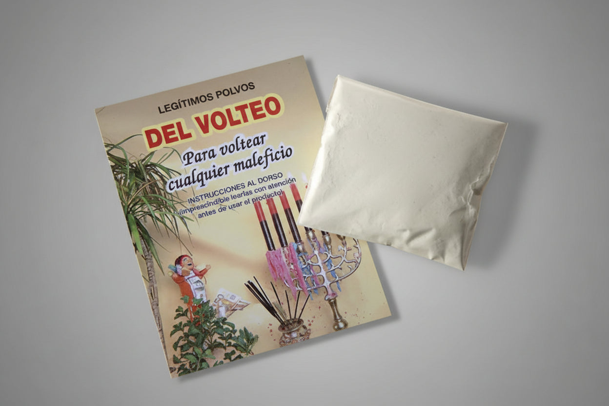 Polvos del Volteo. Devolver energías negativas, enemigos.