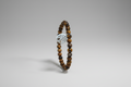 Pulsera de cuentas piedra ojo de tigre y dije árbo. IVA incluidol