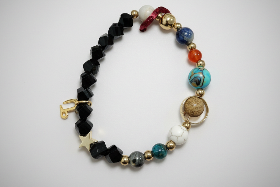 Pulsera de cuentas horóscopo capricornio. IVA incluido