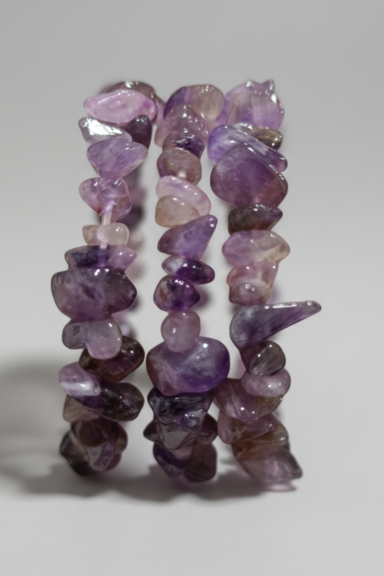 Pulsera chip de  amatista