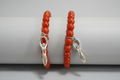 Pulsera de cuentas cornalina y diosa de la fertilidad ( Diseño de Lubelia ). IVA incluido