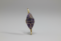 Pulsera de acero con amatista IVA incluido