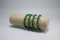 Pulsera de cuentas ágata verde con llave ( Diseño de Lubelia )IVA incluido