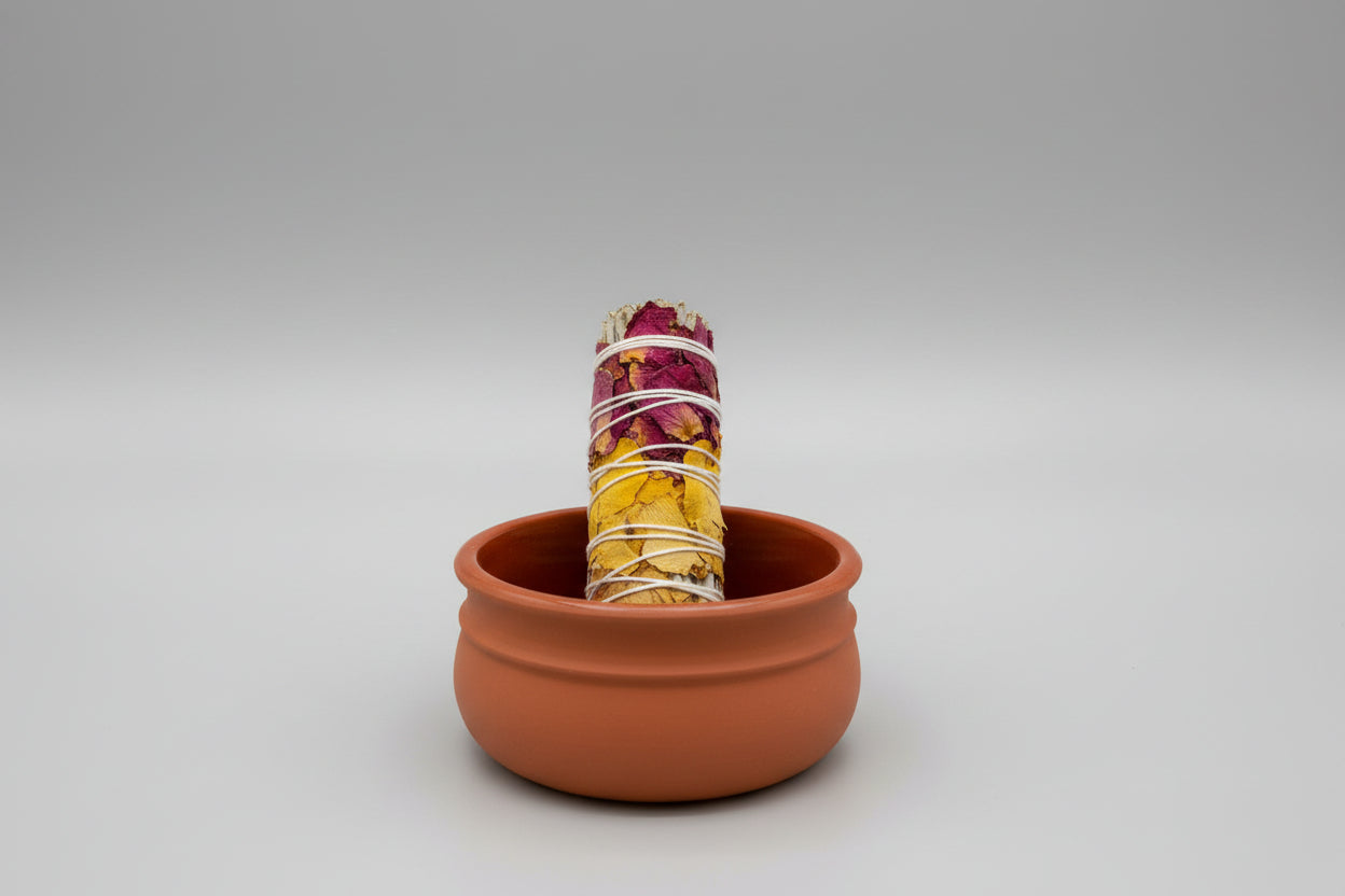 Sahumerios Salvia blanca y pétalos de tres rosas 1und. IVA incluido: