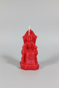 Vela Santa muerte color rojo pequeña. IVA incluido